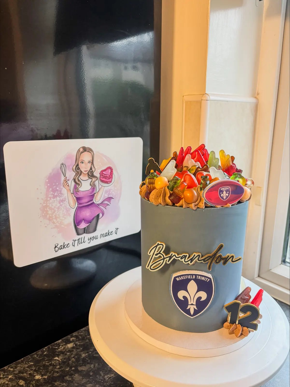 New Orleans Saints birthday cake