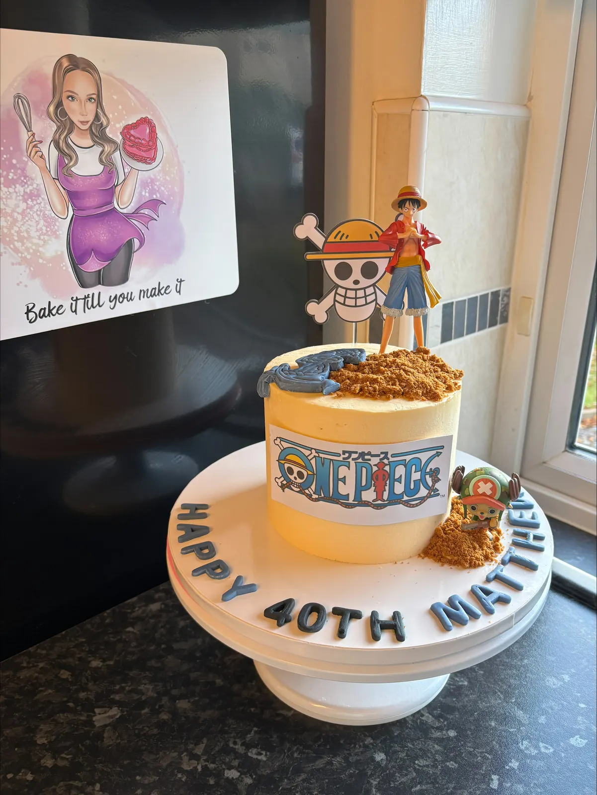 One Piece 40th birthday cake