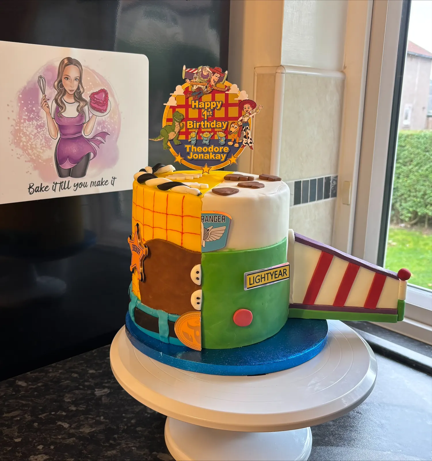 Toy Story first birthday cake